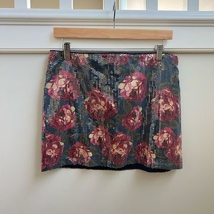 Abercrombie Floral Shine Skirt